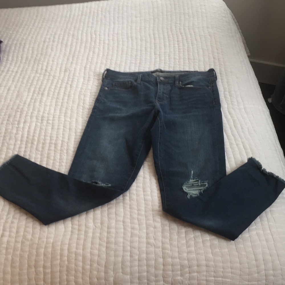 NWOT Banana Republic stretch ripped skinny jeans